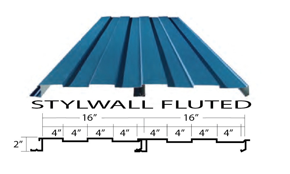 BUTLER STYWALL FLUTED METAL WALL PANEL