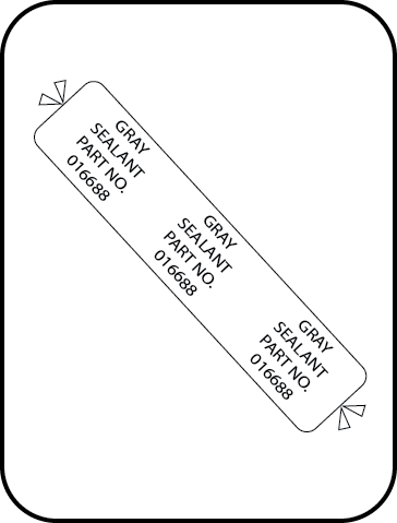 BUTLER BUILDING GRAY SEALANT CARTRIDGE SAUSAGE