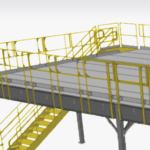 Butler Express Mezzanine system providing fast modular floor space expansion with engineered steel framing for Butler metal buildings