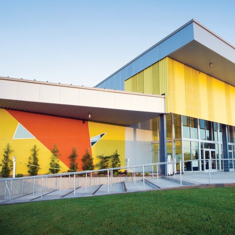 Butler metal building designed for an educational facility with durable steel construction and flexible learning space layout.