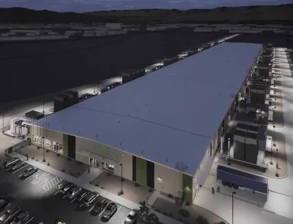 Butler metal building designed as a data center facility with secure steel framing and climate‑controlled infrastructure.