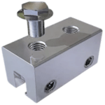 S-5-E non-penetrating standing seam metal roof clamp for Butler MR-24 double-folded standing seam roof systems providing secure solar and accessory attachment without roof penetration
