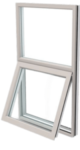 Butler 2500 Series projected aluminum window with awning or hopper configuration