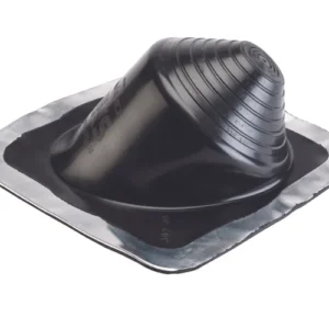 Dektite High Pitch pipe flashing for steep slope Butler metal roofs providing a weathertight seal around pipe penetrations on steeply pitched standing seam and corrugated roof applications