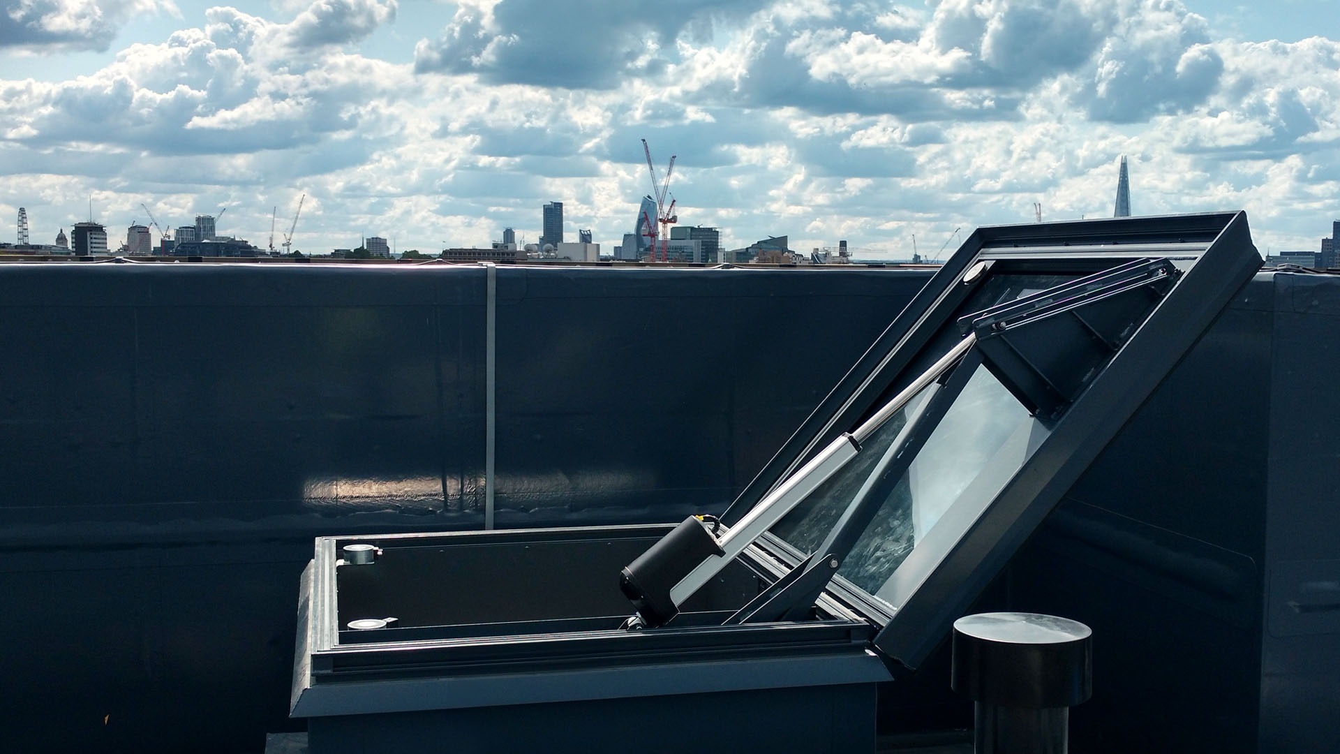 Butler smoke ventilation system applications including warehouses manufacturing facilities distribution centers aircraft hangars industrial buildings and large commercial structures