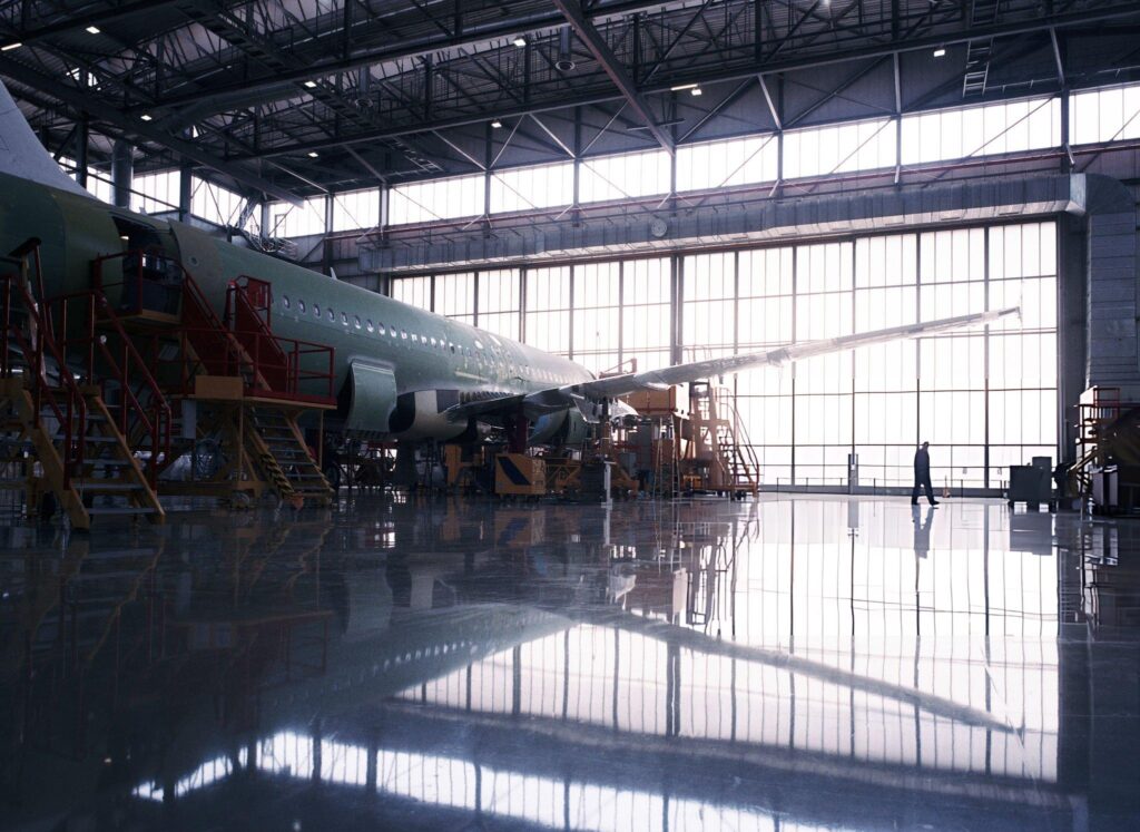 Butler Aircraft assembly line