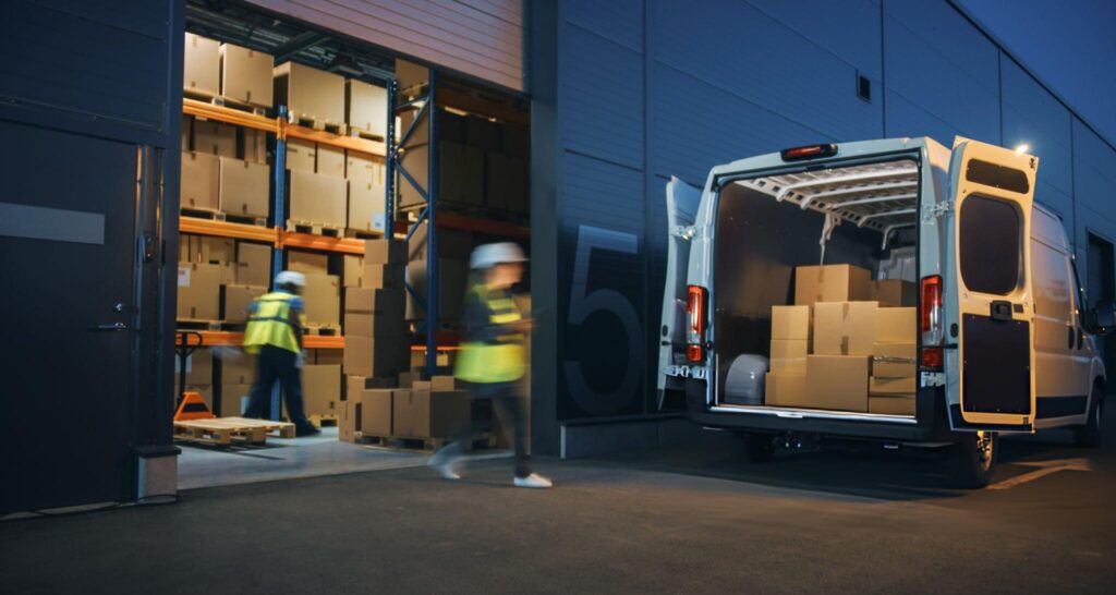 Butler Distribution center with personnel