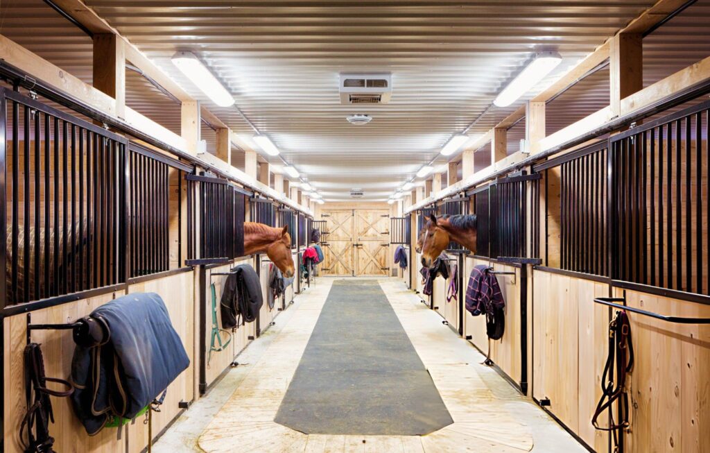 Butler contemporary horse stalls