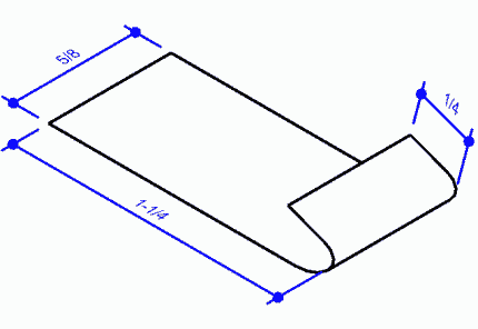 MR-24 Clip Support Tab (0560321)