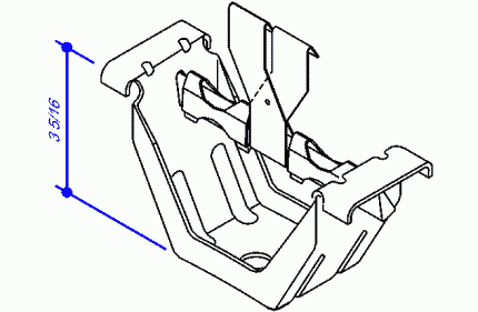 MR-24 Panel Clip Assembly High (0560441)