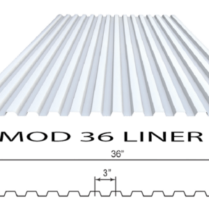 Butler MOD 36 interior metal wall panel and ceiling liner panel providing a clean durable finish and insulation protection for Butler buildings